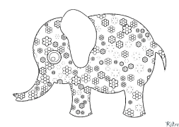 elefante Pagine Di Culore Stampabile